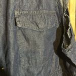 Woman Within Dark Blue Denim Zip and Snap Front Vest or Sleeveless Top 26/28 2X Photo 8