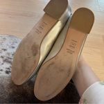Stuart Weitzman  Gold Bolshoi‎ Napa Ballet Flat Size 7 Photo 5