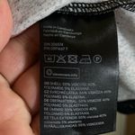 H&M  Black White Speckled Peplum Top Long Bell Sleeve Women’s Size S Photo 4