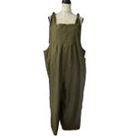 Bloomchic Green Cotton Jumpsuit Overall Pants Size 12 Photo 3
