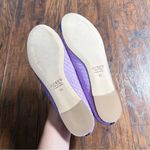J.Crew Collection • snakeskin ballet flats two tone purple blue cap toe Photo 7