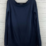 Athleta  Navy Blue Long Sleeve Sweatshirt Size M Photo 0