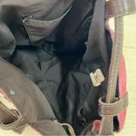 Lucky Brand  Vintage Butterfly Leather Canvas Drawstring Backpack Photo 12