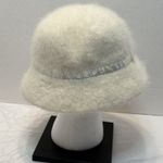 Women’s White Angora Bucket Hat Size 57cm Photo 3
