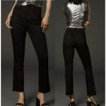 Pilcro by Anthropologie Knightsbridge Slim Tuck High Rise Ankle Jeans Black 32 Size 14 Photo 1