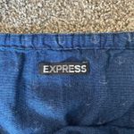 Express Chambray Anchor Print Romper | Size Small Blue Photo 4