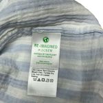 J.Crew Classic-fit soft gauze shirt blue white stripe womens Size 12 blue white Photo 10