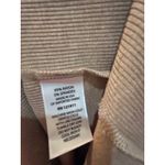 LNA Clothing Ribbed V Neck Button Front Long Sleeve Midi Dress Extra Small Brown Photo 4