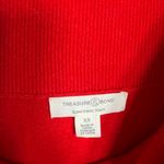 Treasure & Bond  Red Merino Wool Blend Sweater Size XS   Photo 5