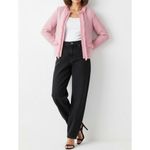 J. McLaughlin  Simone Knit Cardigan, Pink/White, XS Photo 3