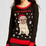 Well Worn Bah Humpug Pug Ugly Christmas Sweater Photo 0