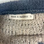 Moon & Madison Star Print Open Cardigan Size S Blue Photo 5