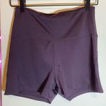 2pc Spandex Shorts Blue & Purple Medium Photo 1