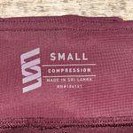 4/$25 BUNDLE SALE SECOND SKIN COMPRESSION FULL LENGTH MESH CALF LEGGINGS Red Photo 5