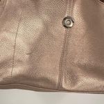 B Makowsky B. Makowsky Metallic Rose Gold Leather Crossbody Purse Photo 10