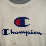 Champion White Crew Sweatshirt Photo 4