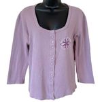 Harley Davidson Vintage Y2K Harley-Davidson Grove’s Winchester VA Lavender Snap Front Shirt Photo 0