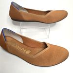Rothy’s The Flat Knit Woven Round Toe Warm Caramel Brown Slip On Size 9 Photo 3