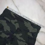 Women's Camo 2 Piece Matching Crop Top & Biker Shorts Set Green Size M Photo 3