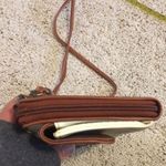 Esprit Vintage  cream and brown crossbody purse Photo 14