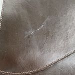 CRIZ Swiss Handmade Clutch Shoulder Bag Asymmetrical Brown Leather Minimalist Photo 4