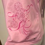 RBX Pink Fitted Tank Top with Decorative Design Size M Photo 3
