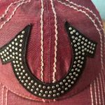 True Religion Vintage Wine Cap – Metallic Horseshoe & Buddha Interior, One Size Photo 2