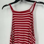 Old Navy Red White Stripe Swing Dress Halter Neck Sleeveless Stretch Size M Photo 5