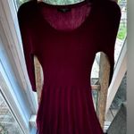Thakoon Knee length maroon sweater dress size XS Red Photo 0