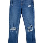 Abercrombie & Fitch  Ultra High Rise Ankle Jeans Womens 6 Medium Wash Distressed Photo 0