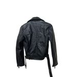 Elodie Faux Leather Moto Jacket Size Small New with Tags Photo 4