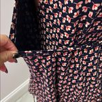 Boden Elodie Wrap Dress Navy Clover Size 4 Photo 8