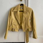 Urban Outfitters Celeste Faux Leather Moto Jacket Sz Small Photo 1