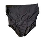 Lands' End Women's Swim Skirt Black Size 14 Skirted Bottom Photo 2