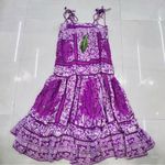 Farm Rio Lilac Sweet Garden Sleeveless Maxi Dress, Sweet Garden Lilac NWT Photo 8