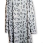 Love Nation Black roses print size 2XL techno plus size knit duster /kimono/ Photo 1