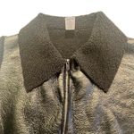 No Boundaries  Faux Leather Vest Faux Shearling Lining NWT Women L/XL Black Urban Photo 3