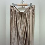 Anthropologie Sabina Musayev Cream Midi Skirt 14 Silver Photo 3