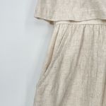 Allie Rose Linen Blend Cottage Core Scoop Neck Soft Romper Size Small Photo 1