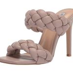 Steve Madden Kenley Women's Vegan Leather Braided Slip On Mule Heeled Sandals Photo 0