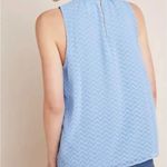 Anthropologie Maeve by  Baby Blue Charley Halter Blouse; Large Photo 2