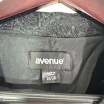 Avenue Black Shine Embossed Blazer Size 26/28 Photo 3
