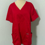 Cherokee  Red Women's Scrub Top Photo 0