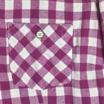 Bit & Bridle Bit & Bridle Check Flannel Shirt Top Womens Size XL Pockets Western Magenta Photo 6