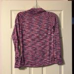 Under Armour Under Armor Hot Pink & Purple Quarter Zip Pullover Small Photo 4