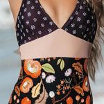 Cupshe VIBRANT FLORAL PRINT ONE-PIECE SWIMSUIT Photo 0