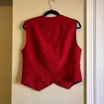 Vintage Red Vest for Women Size M Photo 3