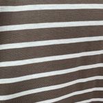 Garnet Hill Midi Dress Womens Large Taupe White Stripe Slits Sleeveless Tank L Photo 12