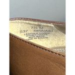 Naturalizer Brown Leather Penny Loafers Women’s 7.5M Block Heel Comfort Shoes Photo 3