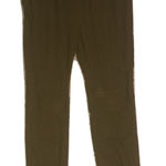 Lacausa Willow Tapered Leg Rayon Slim Casual Pant Olive Green Large Photo 0